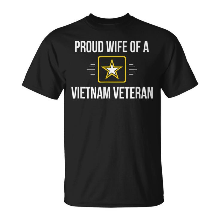 Proud Wife Of A Vietnam Veteran - T-shirt