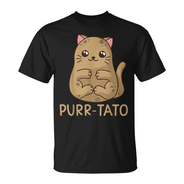 Purrtato Cat Potato Cat Lover Idaho Potatoes  Unisex T-Shirt