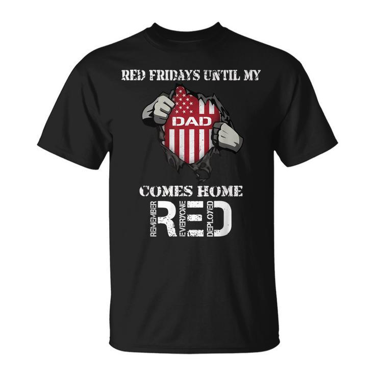 Red Friday T  Support Dad Comic Superhero  Kids Unisex T-Shirt
