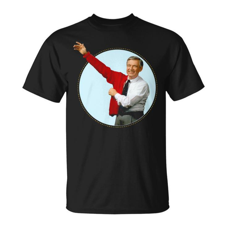 Red  Mister Rogers’ Neighborhood Unisex T-Shirt