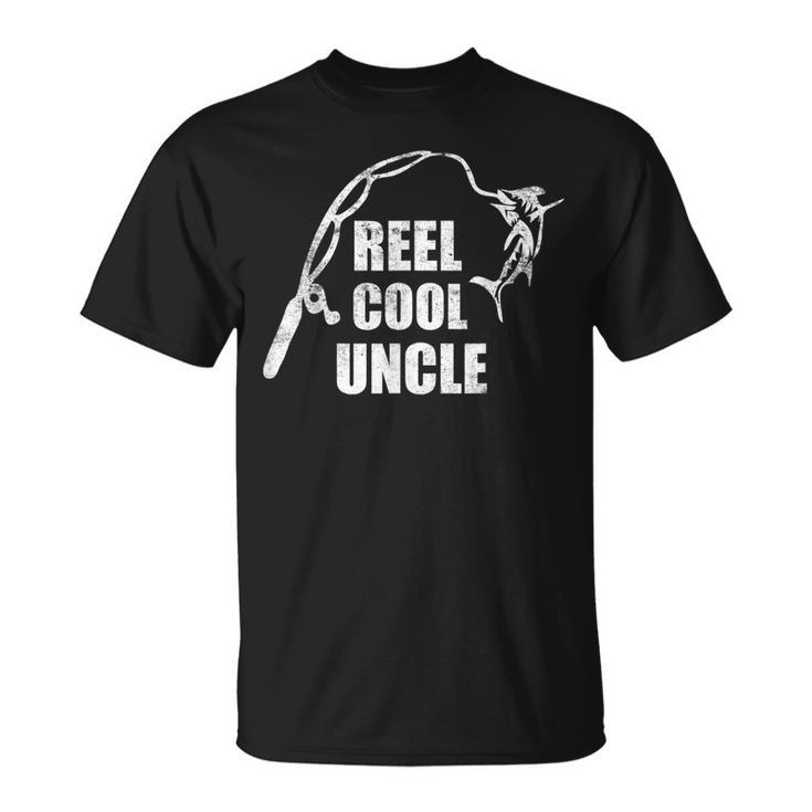 Reel Cool Uncle Vintage Fishing Appreciation Fish Unisex T-Shirt