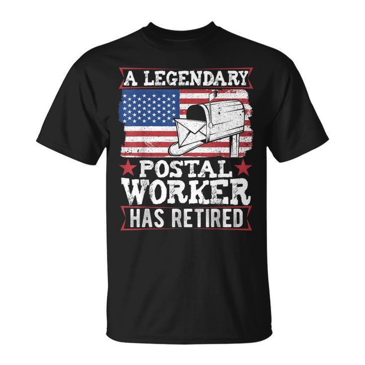 Retired Postal Worker Mailman Retirement V5 T-shirt