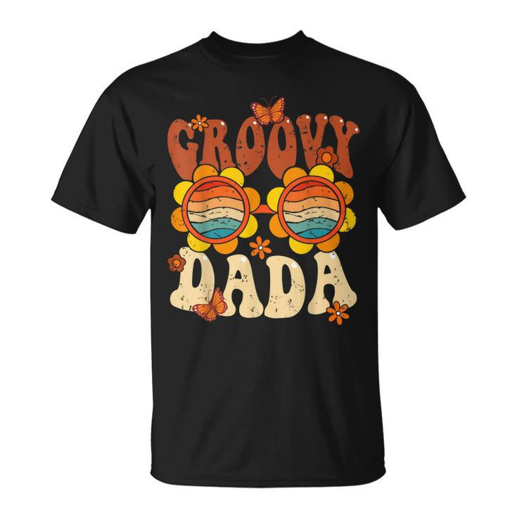 Retro Groovy Dada 70S Aesthetic 1970S Fathers Day  Unisex T-Shirt