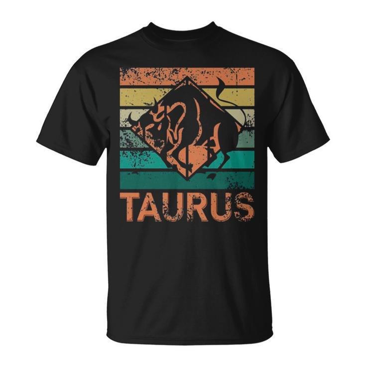 Retro Horoscope Taurus Unisex T-Shirt