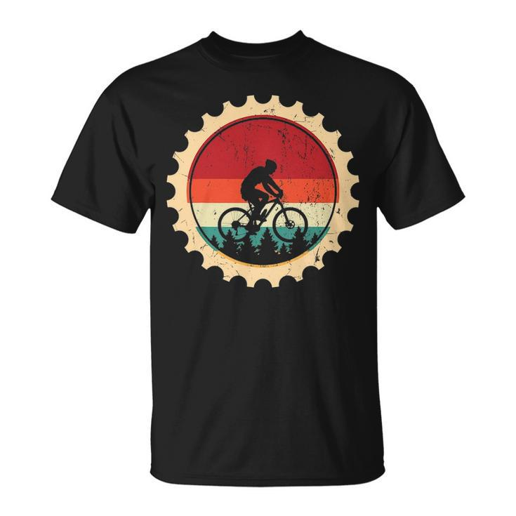 Retro Vintage Mountain Bike Gifts Ideas For Mountain Biker Unisex T-Shirt
