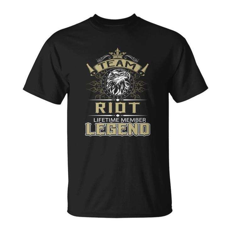 Riot Name - Riot Eagle Lifetime Member Leg Unisex T-Shirt