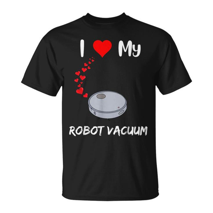 Robot Vacuum Lover Robot House Cleaner Doing Housework T-shirt