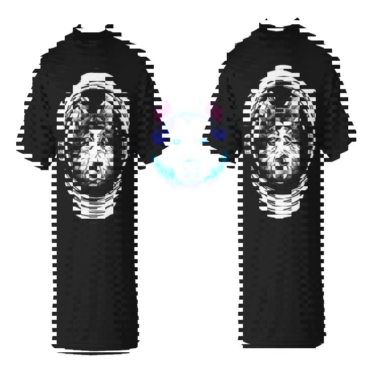 Rover The Astrodog Husky Dog Unisex T-Shirt