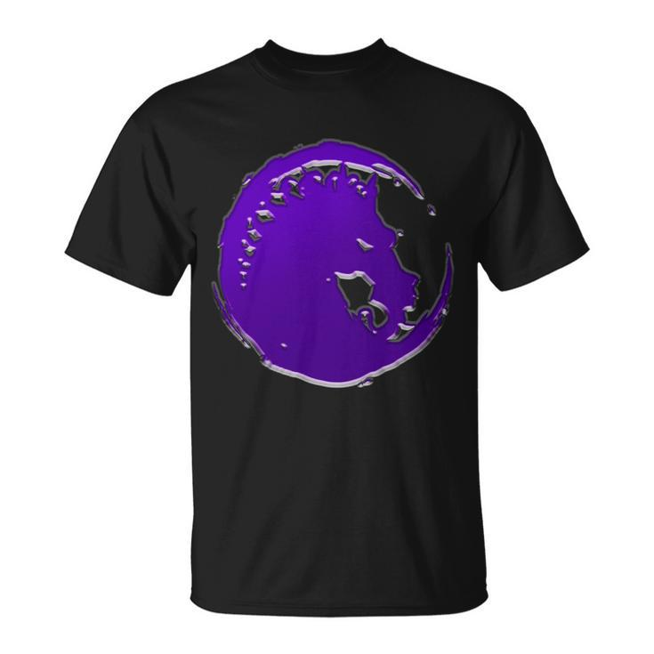 Samurai Legend Unicorn Mon Purple Unisex T-Shirt