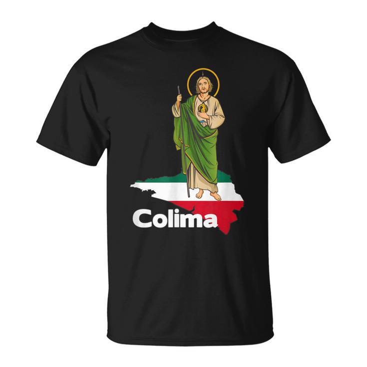 San Judas Tadeo With Colima Mexico T-shirt - Thegiftio UK