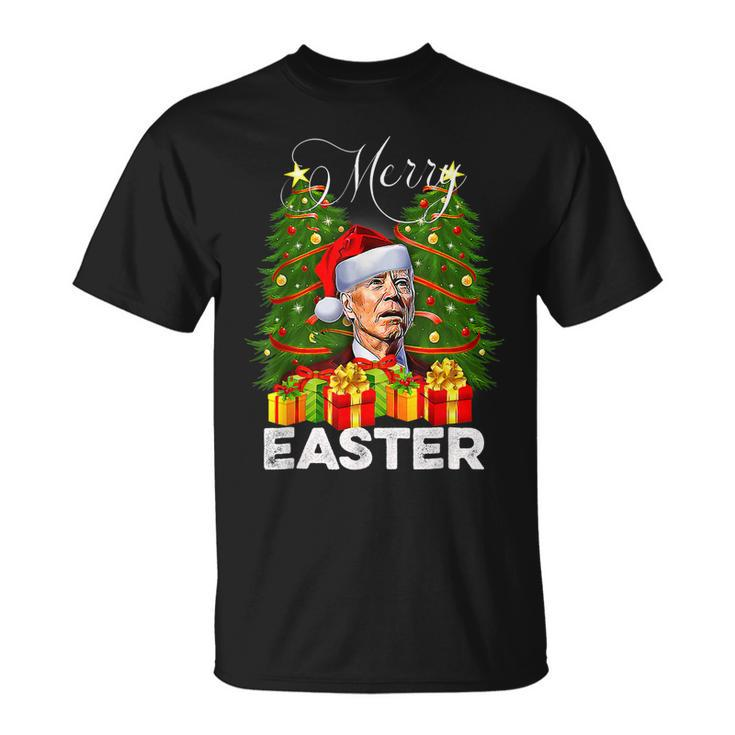 Santa Joe Biden Happy Easter Ugly Christmas V24T-shirt