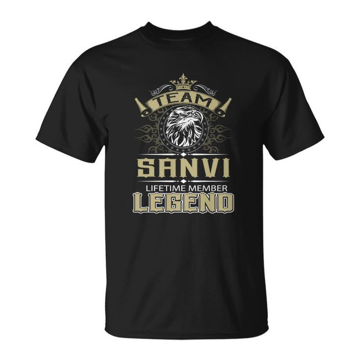 Sanvi Name  - Sanvi Eagle Lifetime Member L Unisex T-Shirt