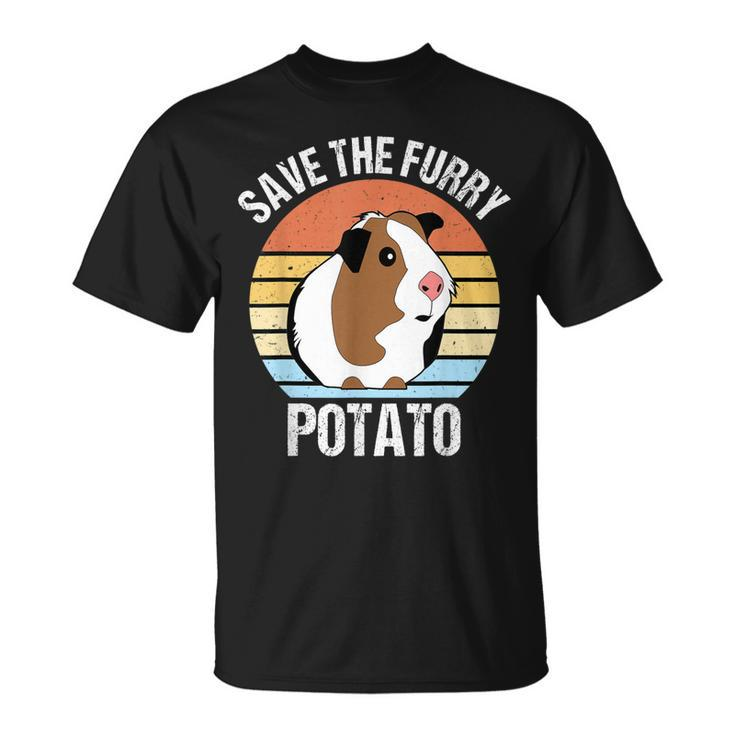 Save The Furry Potato Guinea Pig T-Shirt