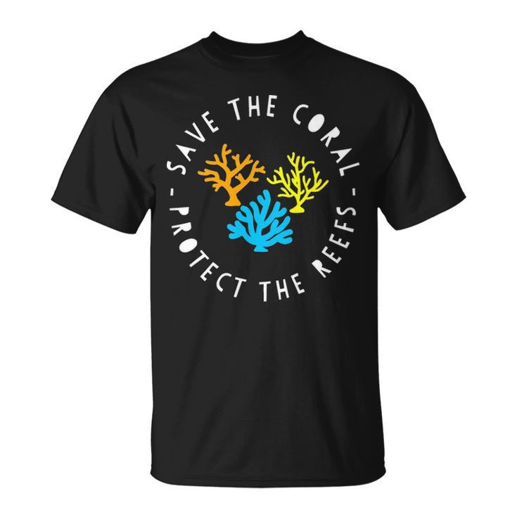 Save The Coral Reef Aquarist Aquarium Gift Marine Biology Unisex T-Shirt