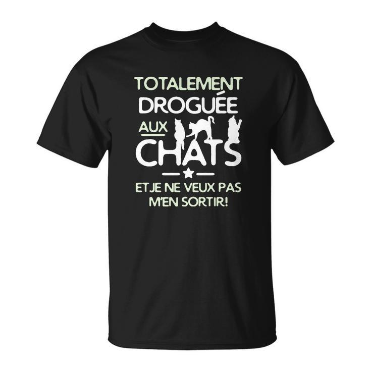 Schwarzes Katzenliebhaber T-Shirt Total Vernetzt, Lustiges Katzenmotiv