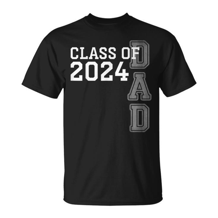 Senior Dad 2024 Proud Dad Class Of 2024 Dad Of The Graduate Unisex T ...