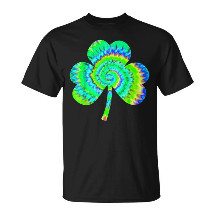 Shamrock Tie Dye St Patricks Day T-shirt