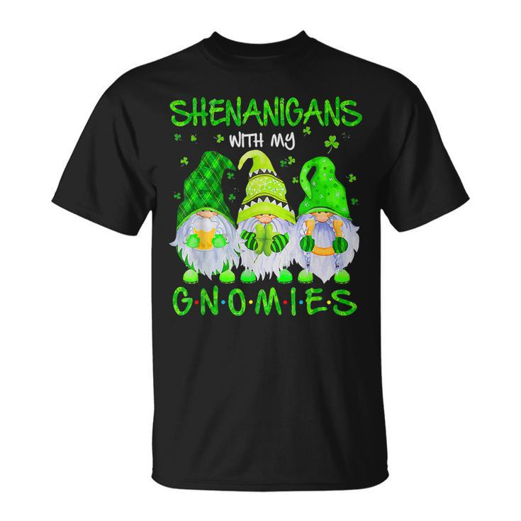 Shenanigans With My Gnomies St Patricks Day Gnome Lover T-Shirt