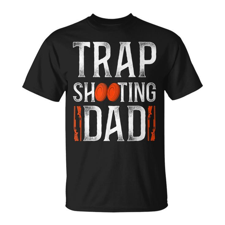 Shotgun Skeet Trap Clay Pigeon Shooting Dad Father Vintage T-Shirt