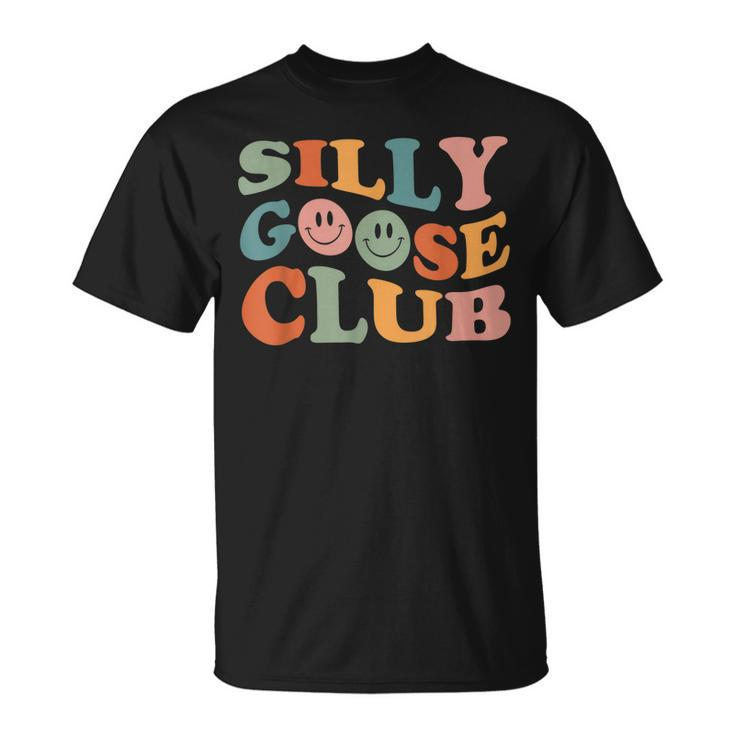 Silly Goose Club Silly Goose Meme Smile Face Trendy Costume  Unisex T-Shirt