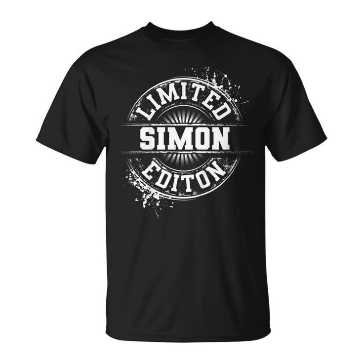 Simon Funny Surname Family Tree Birthday Reunion Gift Idea  Unisex T-Shirt