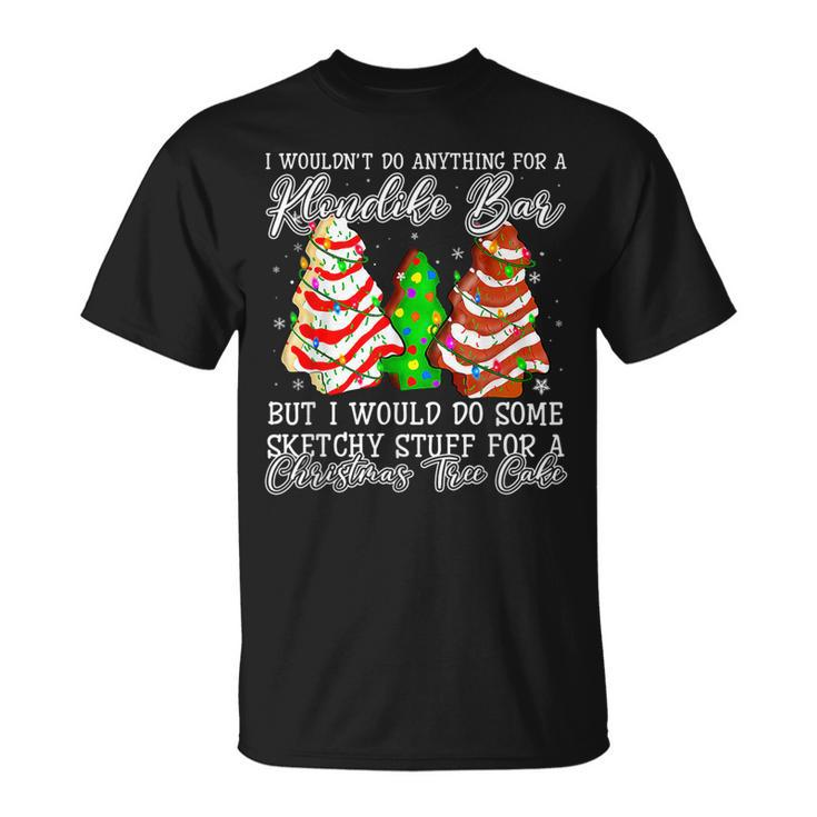 Sketchy Stuff For Some Christmas Tree Cakes Debbie Pajama V2T-shirt
