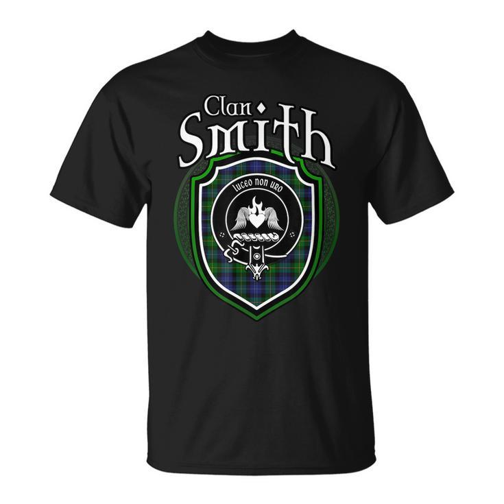 Smith Clan Crest | Scottish Clan Smith Family Crest Badge Unisex T-Shirt