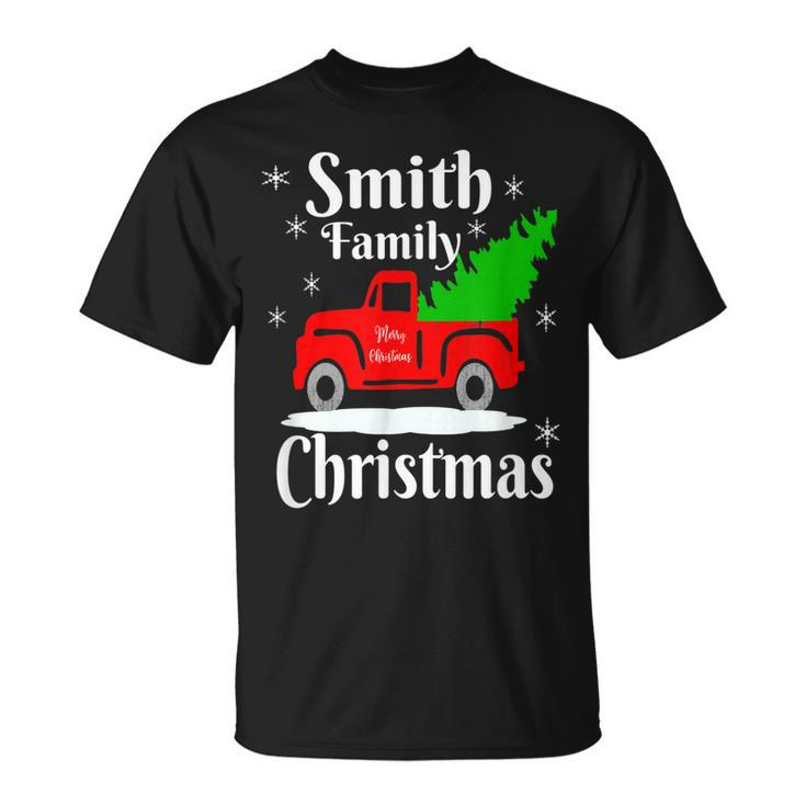 Smith Family Christmas Matching Family Christmas Unisex T-Shirt