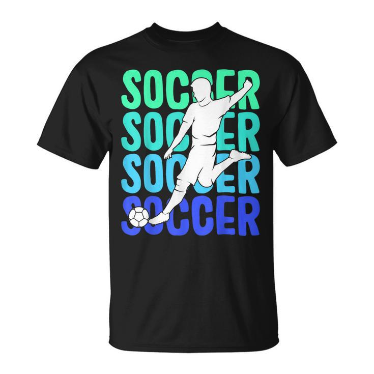 Soccer Boys Men Kids  Unisex T-Shirt