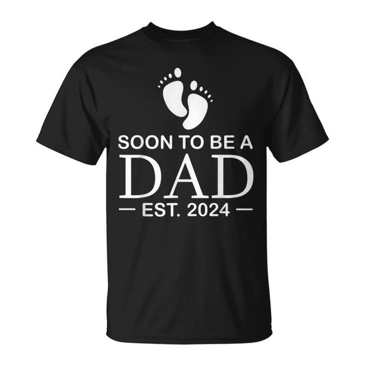 Soon To Be Dad 2024 For Fathers Day 2023 Promoted To Daddy T-shirt