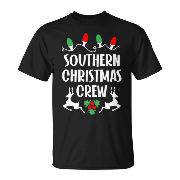 Southern Name Gift Christmas Crew Southern Unisex T-Shirt