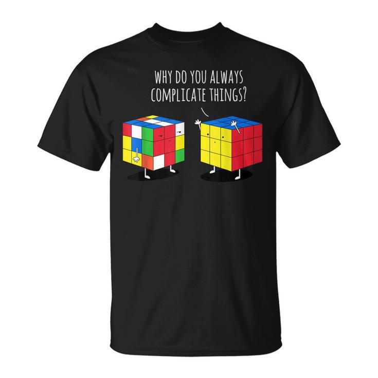 Speed Cubing Puzzle Cubing Cuber T-shirt