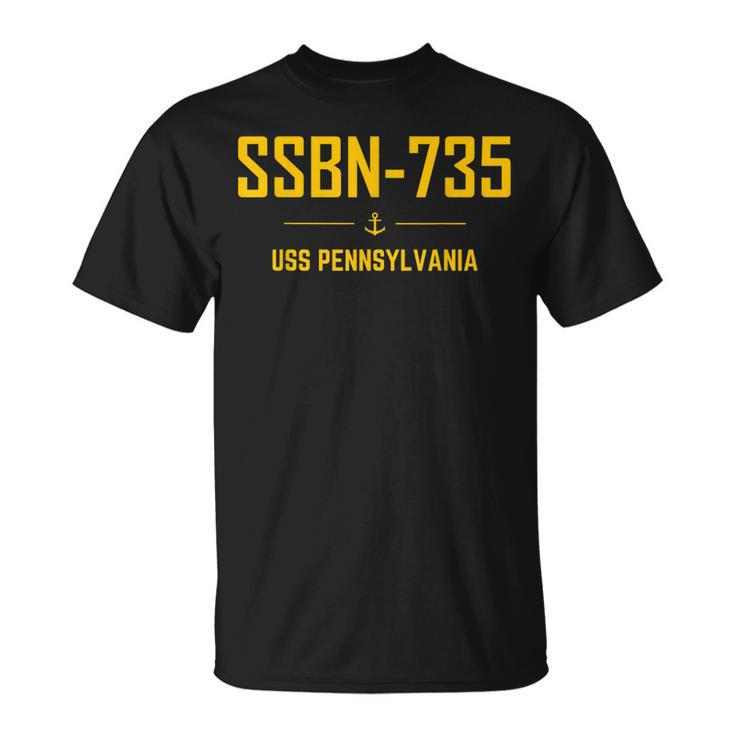 Ssbn-735 Uss Pennsylvania T-Shirt