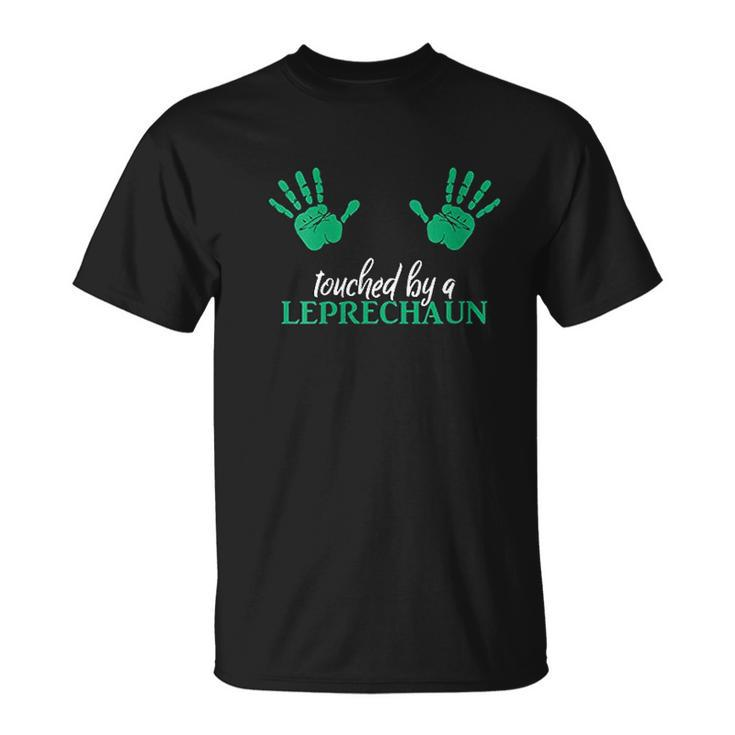 St Patricks Day Clothing For Women Touched By A Leprechaun T-shirt