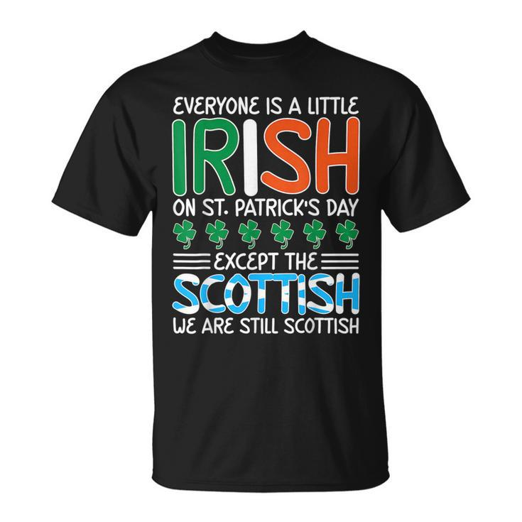 St Patricks Day Irish Flag Scottish Shamrock Joke T-shirt