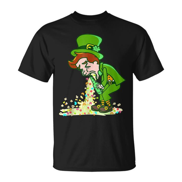 St Patricks Day Leprechaun Shamrock Pattys Day Party T-Shirt