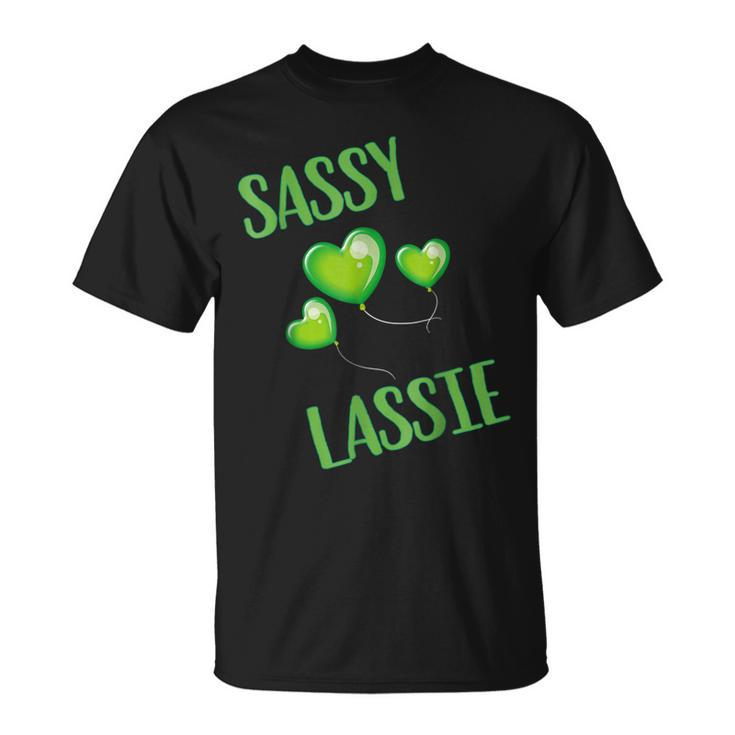 St Patricks Day Sassy Lassie T-Shirt