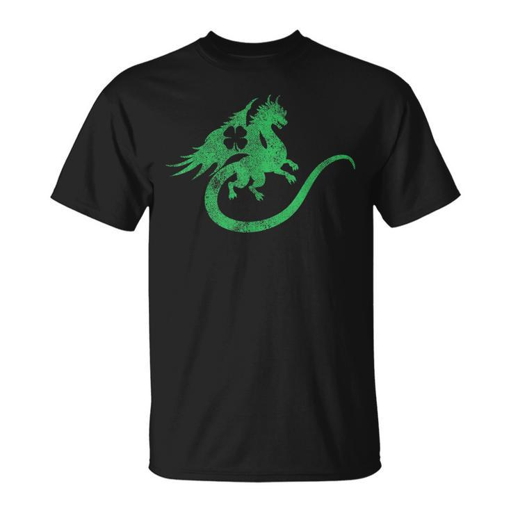 St Patricks Day Shamrock Dragon Irish Saint Paddys Gift  Unisex T-Shirt