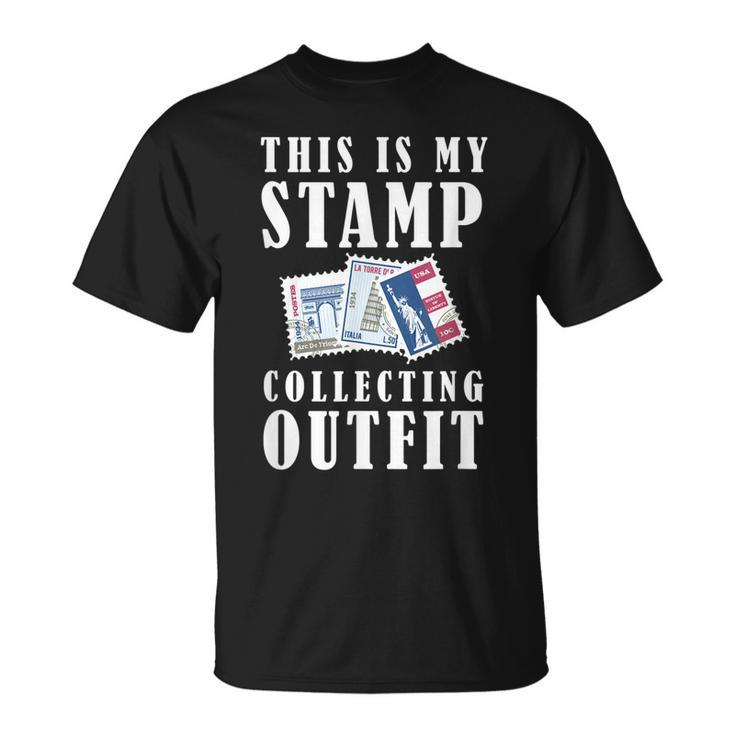 Stamp Collecting Collector Philatelist Postal Worker T-shirt