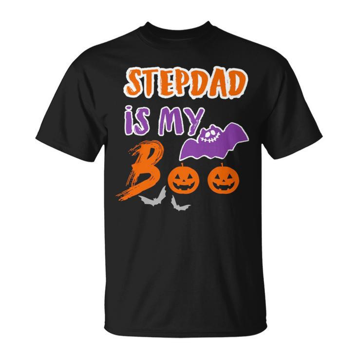 Stepdad Is My Boo Halloween Stepdad S Unisex T-Shirt