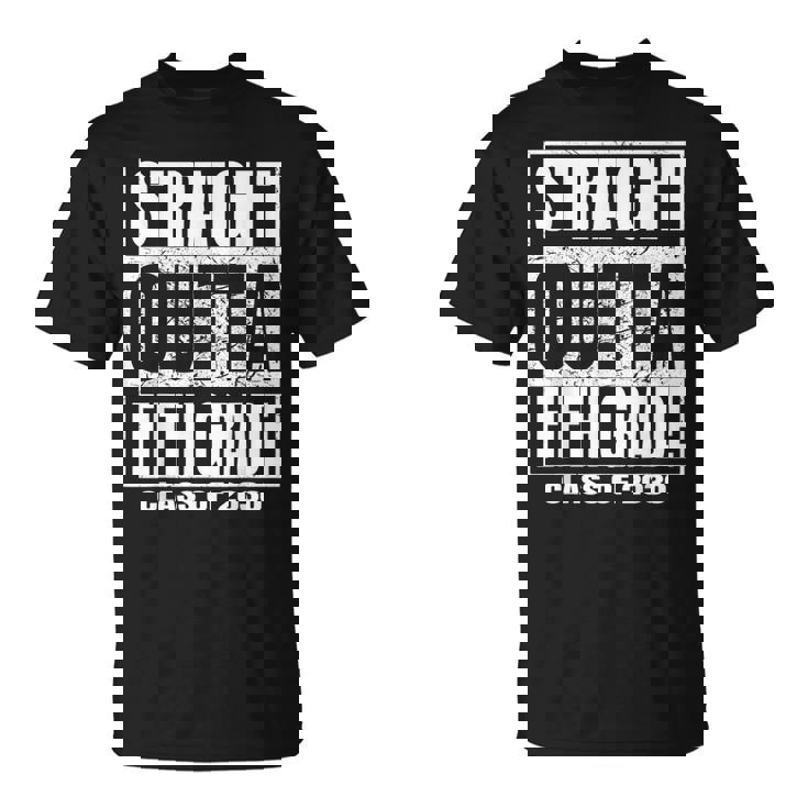 Straight Outta Fifth Grade Graduation Class 2030 5Th Grade  Unisex T-Shirt