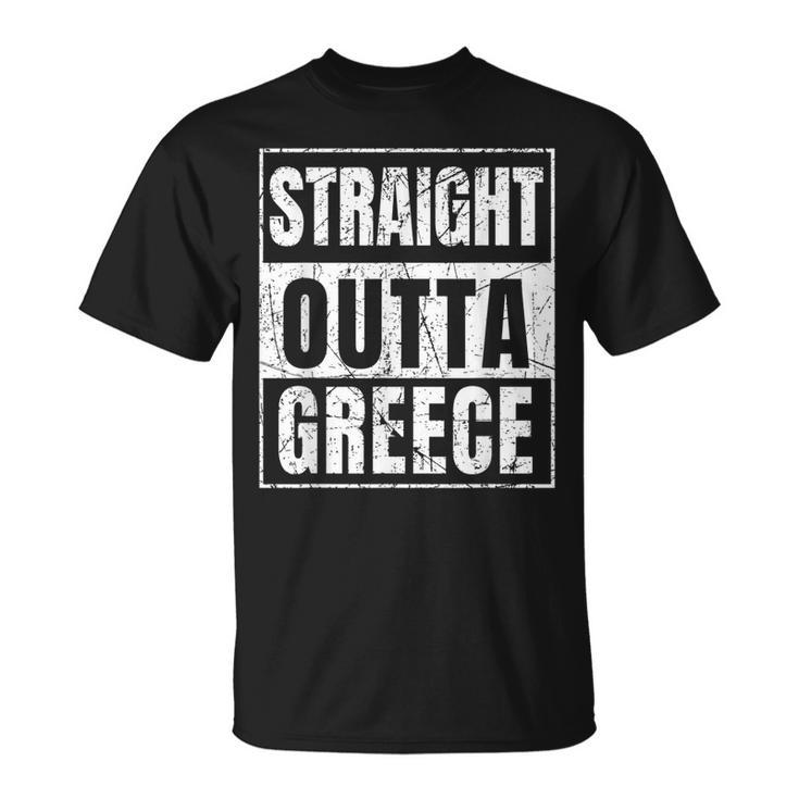 Straight Outta Greece New York State T-Shirt