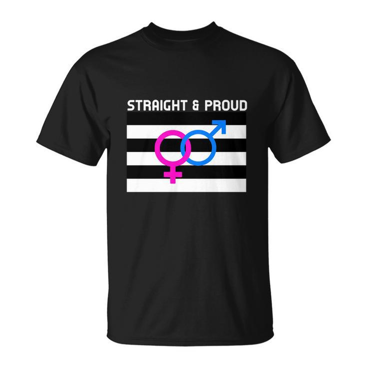 Straight Pride Flag For A Straight And Proud Hetero Couple V2 T-shirt ...