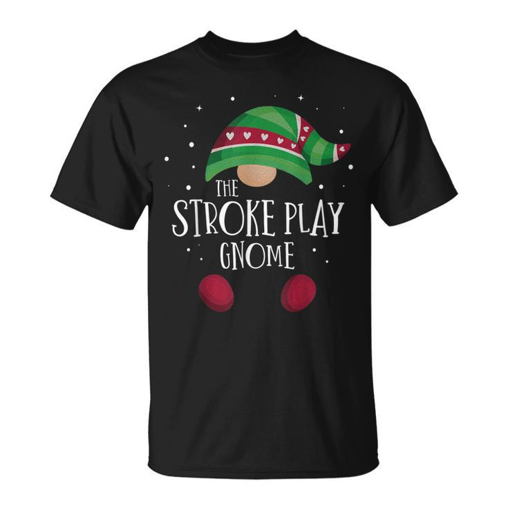 Stroke Play Gnome Family Matching Christmas Pyjamas T-Shirt