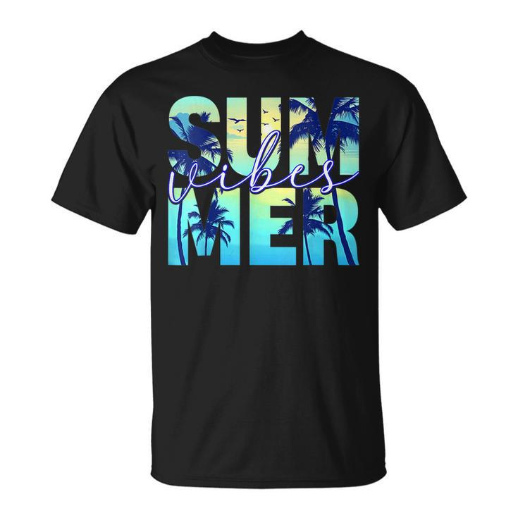 Summer Vibes Family Vacation Girlstrip Matching Group  Unisex T-Shirt