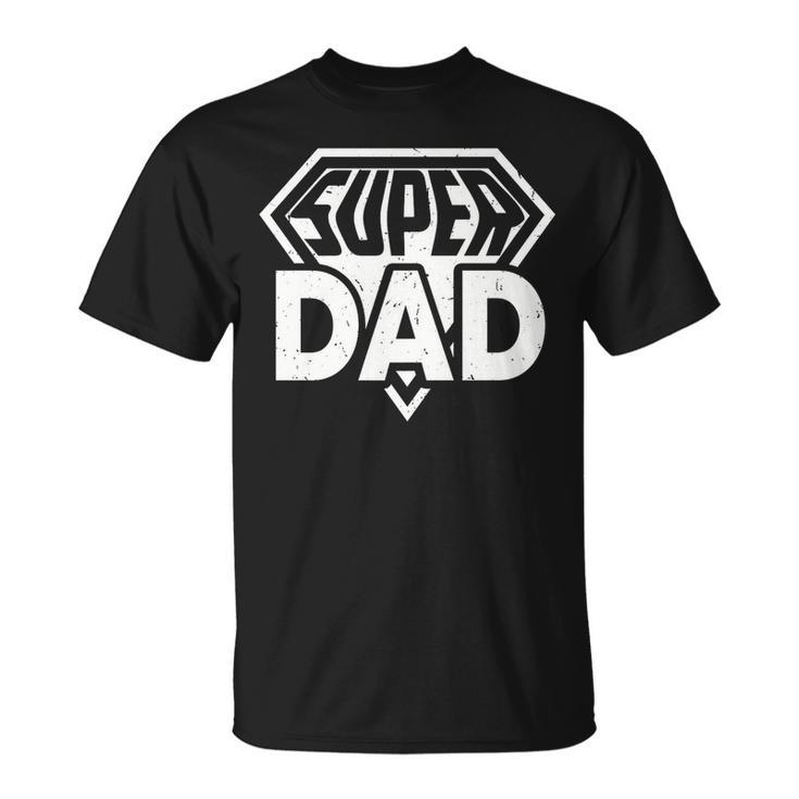 Super Dad Captain Fathers Day Dad T-shirt