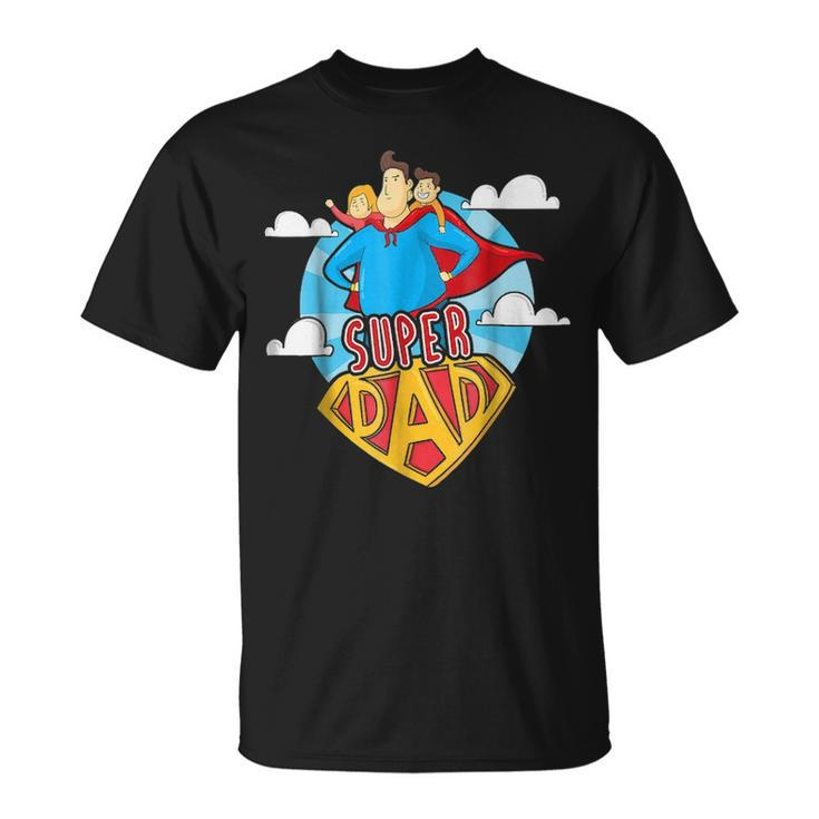 Super Dad Super Hero Fathers Day  Gift Unisex T-Shirt