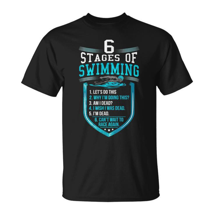 For Swimmers Swim Team Swimming Swim T-shirt