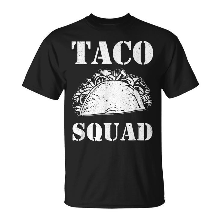 Taco Squad Funny Mexican Food Gift Unisex T-Shirt