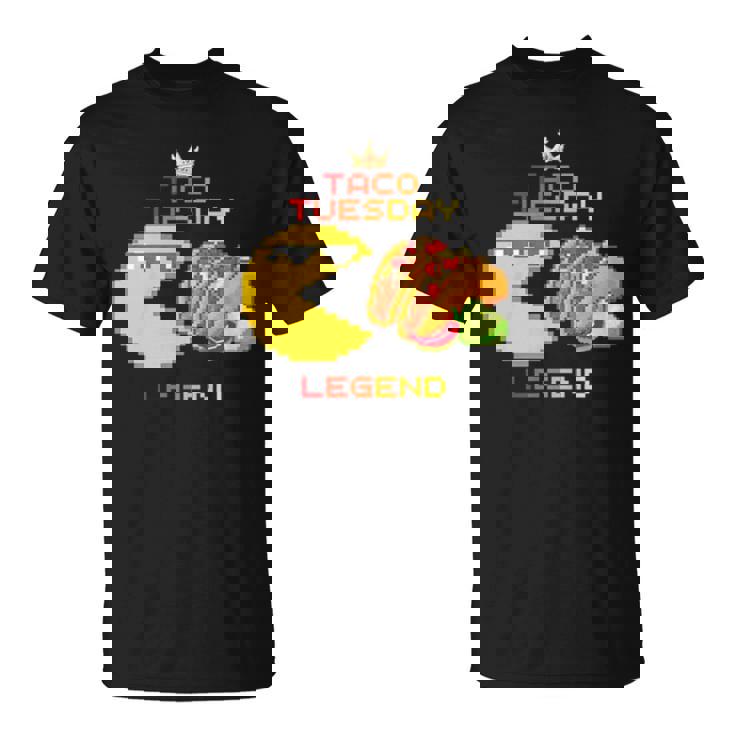 Taco Tuesday Legend 8 Bit Unisex T-Shirt